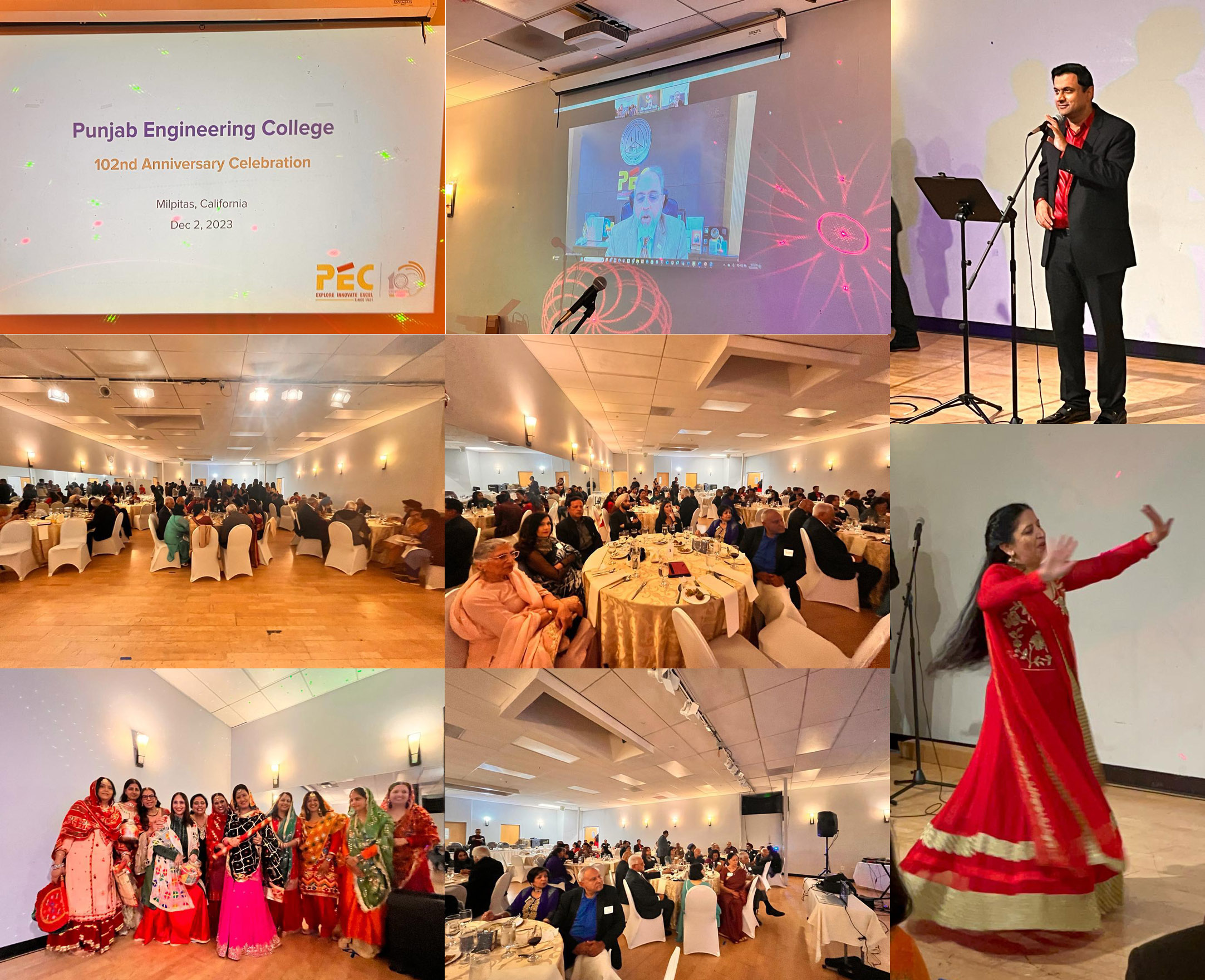 PEC’s Bay Area Alumni, a group of 290 members, based in Silicon Valley, California, celebrated PEC's 102nd anniversary with their meet held in the Indian Cultural Center based in Milpitas, USA. 